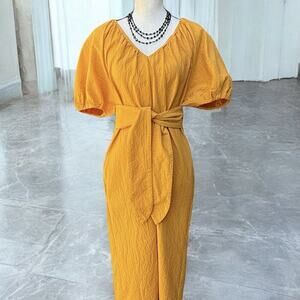 MARA HOFFMAN Alora Women’s Dress Organic Cotton Cocoon Midi Small Fit Lagenlook